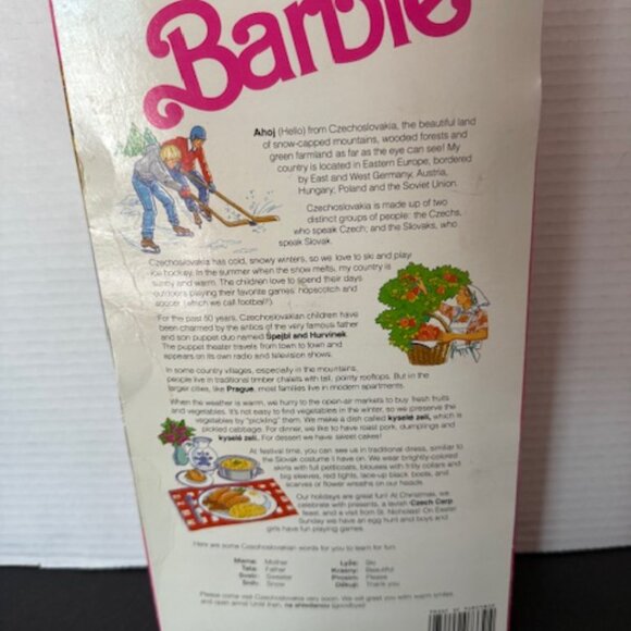 1990 Vintage Barbie Dolls of the World Czechoslovakian - Picture 8 of 10